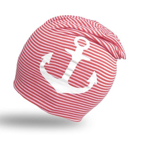 Sonia Originelli Beanie Mütze Kleinkind "Maritim Anker" Streifen Baby Tiefpreis