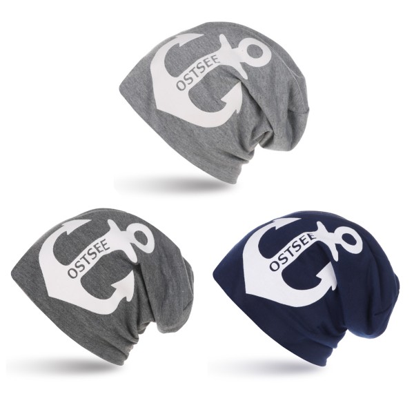 Sonia Originelli City-Beanie "Ostsee" Anker Mütze Maritim 2025