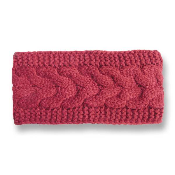 Sonia Originelli Damenstirnband gestrickt Zopfstrick klassisch chic Schlussverkauf