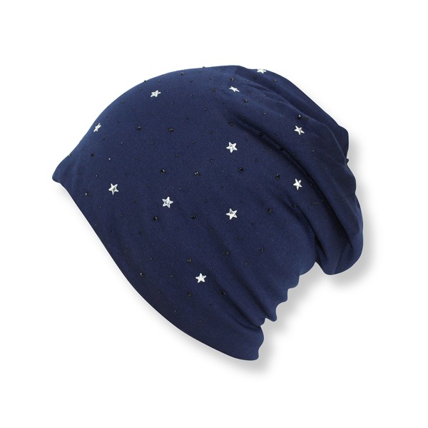 Sonia Originelli Winter Beanie Mütze "Strass Sternchen" Teddyfell Futter Große Rabatte