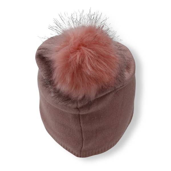 Sonia Originelli Winter Beanie Mütze mit Glitzerfasern und Kunstfell Bommel Bestseller