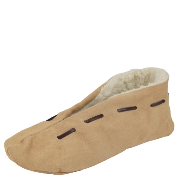 Sonia Originelli Kinder Wildlederhausschuh "Classic" Echt Leder Kuschelfell Kostenlose Rückgabe