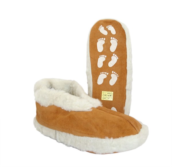Sonia Originelli Wildlederhausschuh Wildleder Webpelzfutter Anti Rutsch Sohle Discount Store für neue Produkte