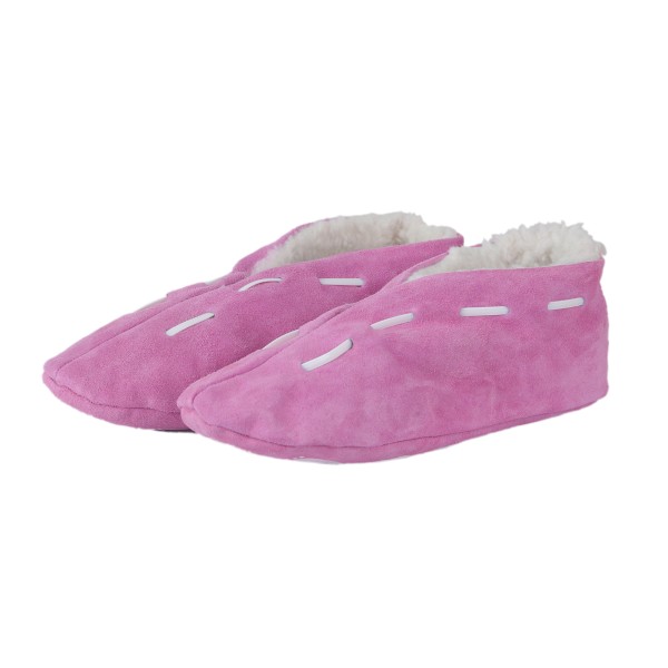Sonia Originelli Wildlederhausschuh ABS Stopper Echt Leder Kuschelfell Begrenzt auf 3 Tage
