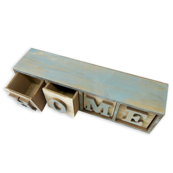 Sonia Originelli Dekoration Box "Home" Shabby Chic Organizer Schublade Outlet