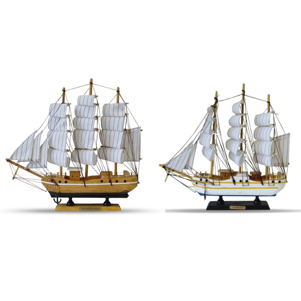 Sonia Originelli Segelschiff "S" Modellschiff Dekoration Schiff Maritim Black Friday