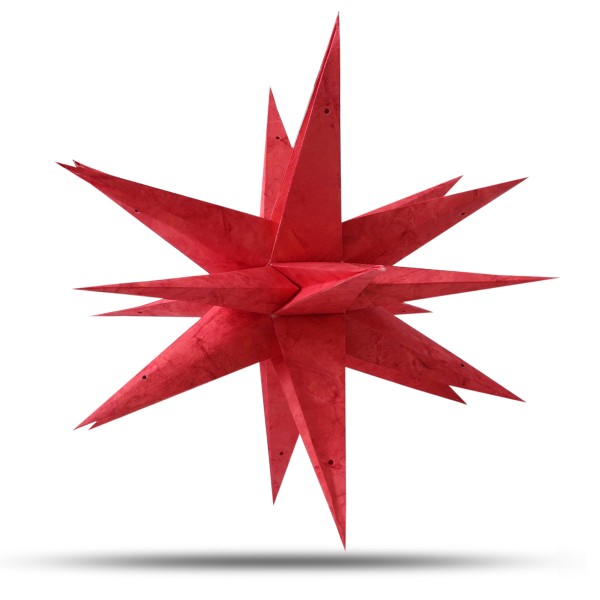 Sonia Originelli Weihnachtsstern 60cm 3D Papier-Stern Weihnachtsdeko Bestseller