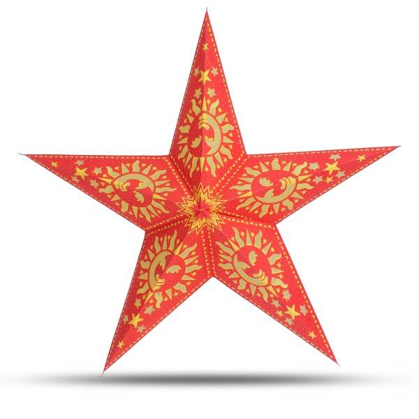 Sonia Originelli Weihnachtsstern 60cm Papier-Stern Weihnachtsdeko VIP-Rabatte