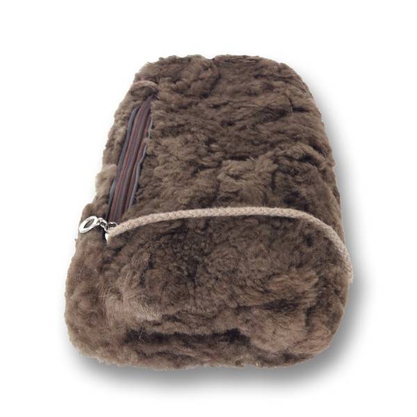 Sonia Originelli Muff Lammfell Portemonnaie Tasche Natur Kordel Versandkostenfrei