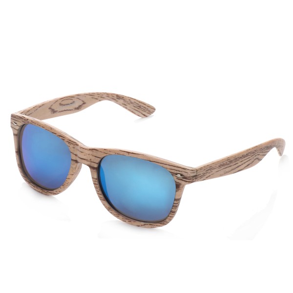 Sonia Originelli Sonnenbrille "Wooden Classic" Verspiegelt Brille Sommer Black Friday