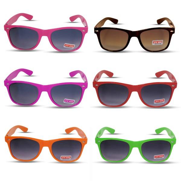 Sonia Originelli Sonnenbrille Einfarbig Transparent Partybrille Spaß Fasching Valentinstagsangebot