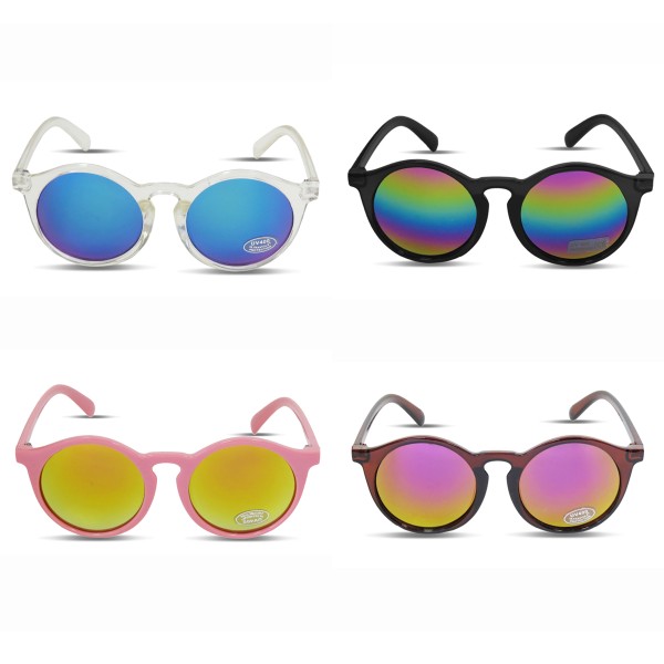 Sonia Originelli Sonnenbrille Fashion Verspiegelt Rund Sommer Fun Lagerräumung