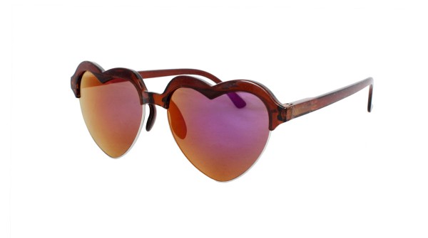 Sonia Originelli Sonnenbrille Herzchen Verspiegelt JGA Herz Party Fasching Heißer Verkauf