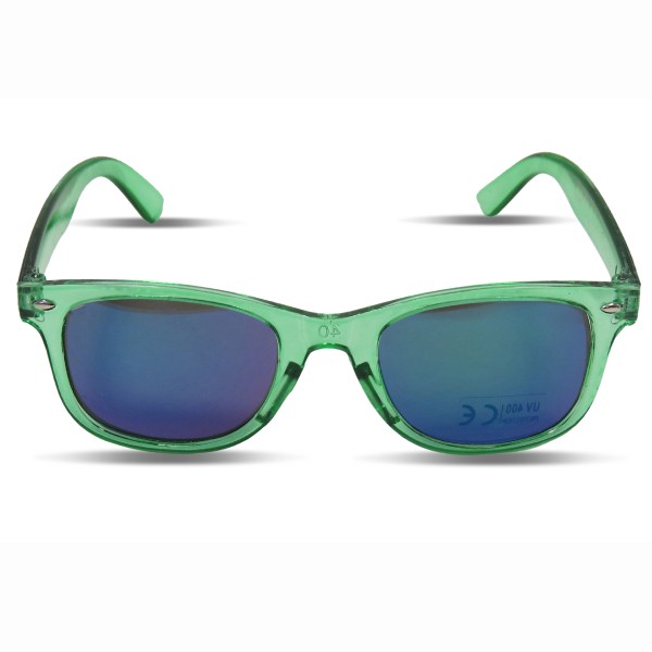 Sonia Originelli Kinder Sonnenbrille "Kids Style" Verspiegelt Brille Transparent