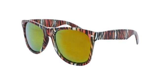 Sonia Originelli Sonnenbrille Leo Blume Verspiegelt Muster Party Fun Letzte 2 Tage