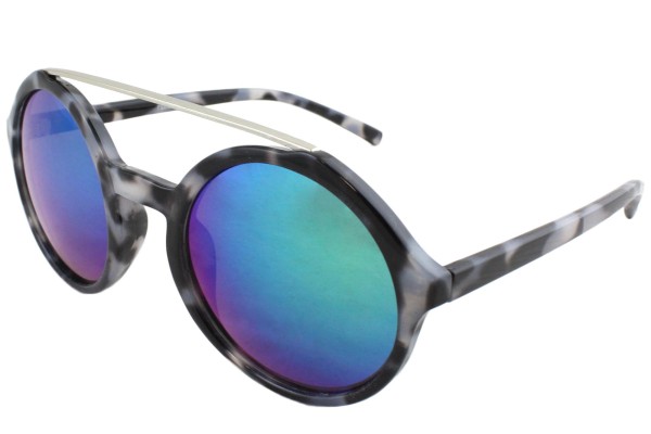 Sonia Originelli Sonnenbrille Verspiegelt Leo Muster Sommer Damen Vierteljährliche Förderung