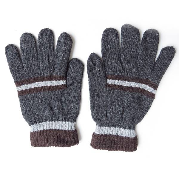 Sonia Originelli Sortiment 12 Paar Strickhandschuhe Herren Finger Winter Streifen Unisex 2025