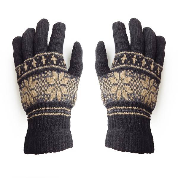 Sonia Originelli Sortiment 12 Paar Strickhandschuhe Stern Muster Norweger Winter Schneeflocken Unisex Online