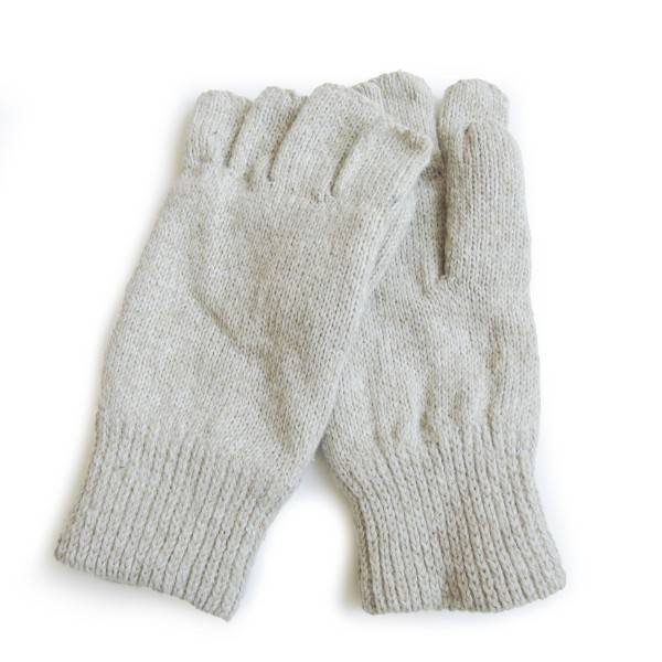 Sonia Originelli Strickhandschuh Halbfinger Daumen Wolle Fleece Winter Unisex Verkauf