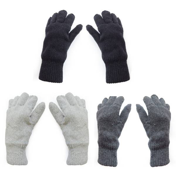 Sonia Originelli Strickhandschuh Halbfinger Daumen Wolle Fleece Winter Unisex Verkauf