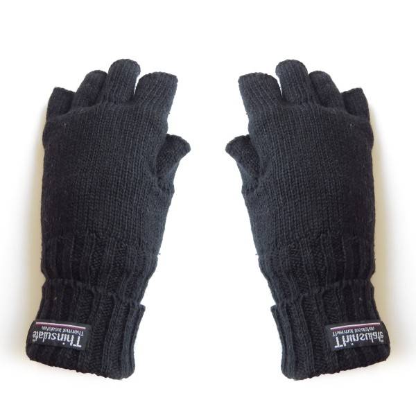 Sonia Originelli Strickhandschuh Halbfinger Wolle Fleece Winter Unisex Angebote