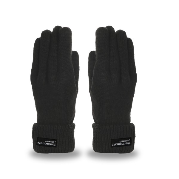 Sonia Originelli Strickhandschuhe Einfarbig Finger Umschlag Wolle Fleece Unisex Hotsell