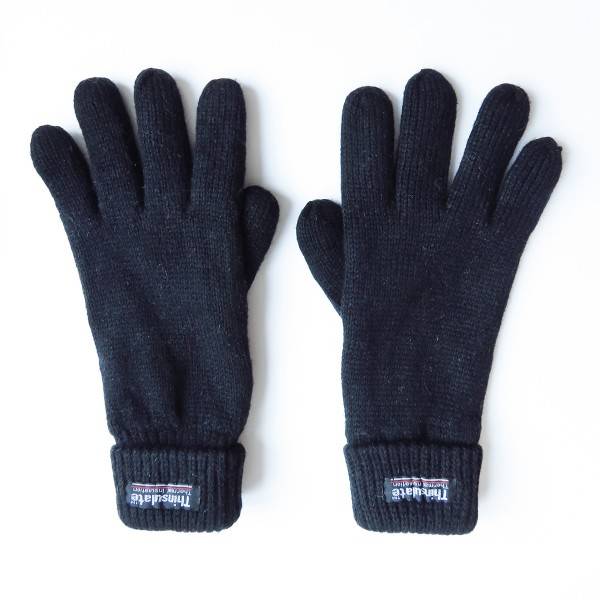Sonia Originelli Strickhandschuhe Einfarbig Finger Umschlag Wolle Fleece Unisex Hotsell