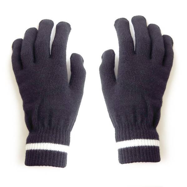Sonia Originelli Strickhandschuhe Finger Streifen Uni Winter Unisex im Angebot