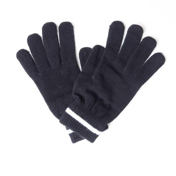 Sonia Originelli Strickhandschuhe Finger Streifen Uni Winter Unisex im Angebot