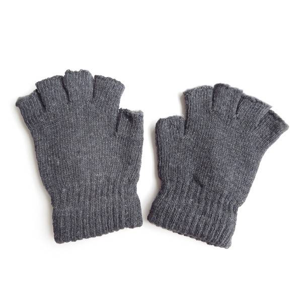 Sonia Originelli Strickhandschuhe Fingerhandschuhe Strick Halbfinger Einfarbig Winter Meist gekauft