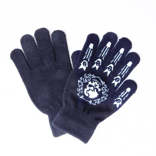 Sonia Originelli Strickhandschuhe Halloween Druck Totenkopf Kostüm Unisex Limitierter Zeitrabatt