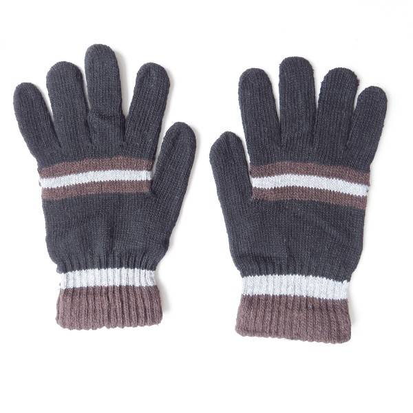 Sonia Originelli Strickhandschuhe Herren Finger Winter Streifen Unisex Fabrik Onlineshop