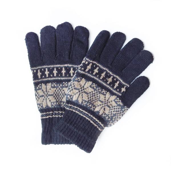 Sonia Originelli Strickhandschuhe Stern Muster Norweger Winter Schneeflocken Unisex Versandkostenfrei