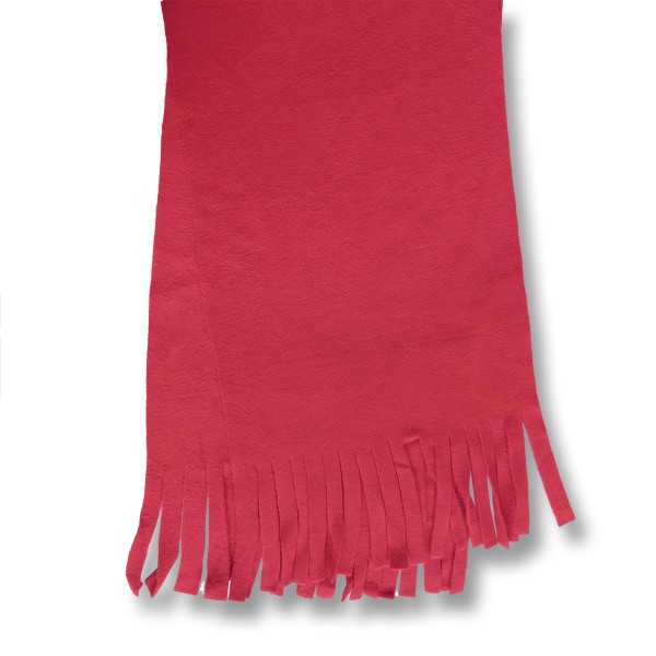 Sonia Originelli Schal Fleece Fransen Winter einfarbig Valentinstagsangebot