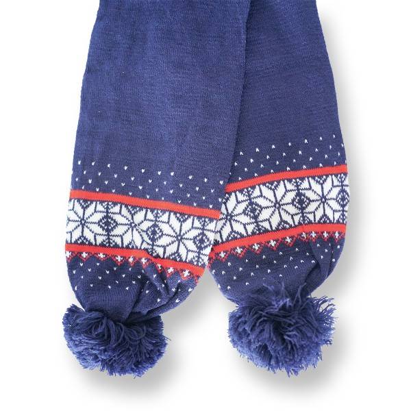 Sonia Originelli SET Kinder Schal und Mütze Norweger Teddyfell Bommel Winter Riesige Ersparnisse