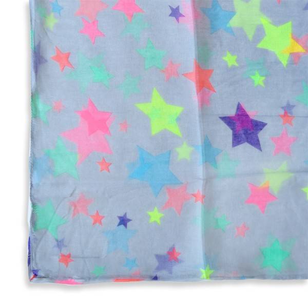 Sonia Originelli Schal Loop "Bunte Sterne" Rundschal Sommer Begrenzte Freigabe