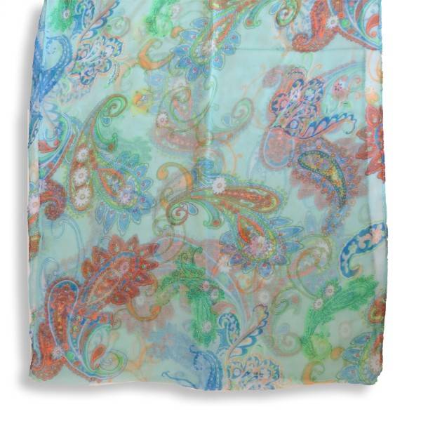 Sonia Originelli Schal Loop "Paisley" Glitzer Rundschal Sommer Bis zu 60% Rabatt