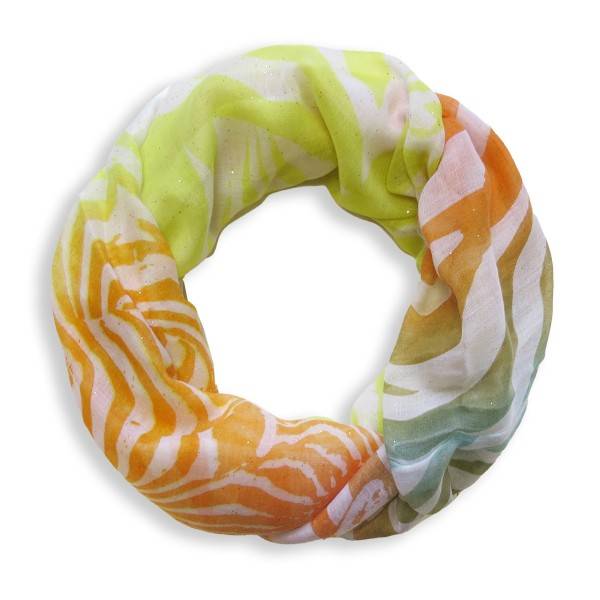 Sonia Originelli Schal Loop "Zebra" Glitzer Rundschal Sommer Clearance-Verkauf