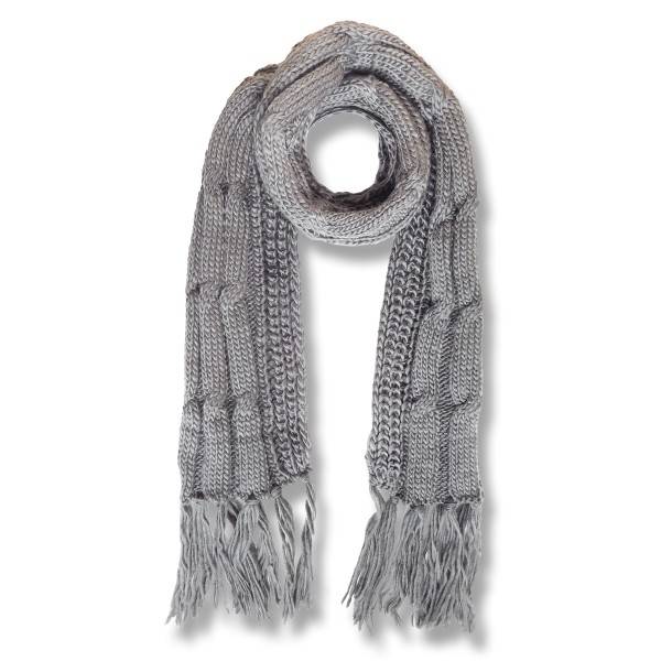 Sonia Originelli Schal Strick Polyacryl Zopfmuster Fransen Winter Speichern exportieren