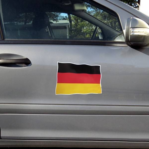 Sonia Originelli 2er SET "Auto-Sticker" Fan WM Fußball Länder Aufkleber Black Friday Preise