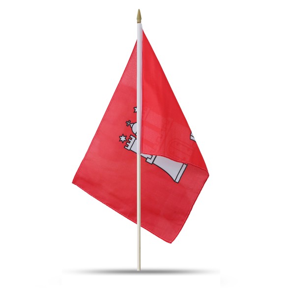 Sonia Originelli 10er Set Fahne Flagge Winkfahne "Hamburg" Handfahne EM WM Versandkostenfrei