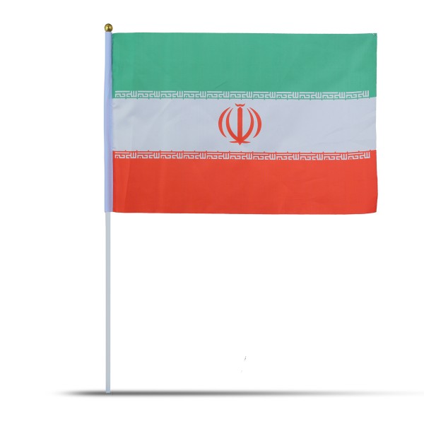 Sonia Originelli 10er Set Fahne Flagge Winkfahne "Iran" Handfahne EM WM Großer Ausverkauf