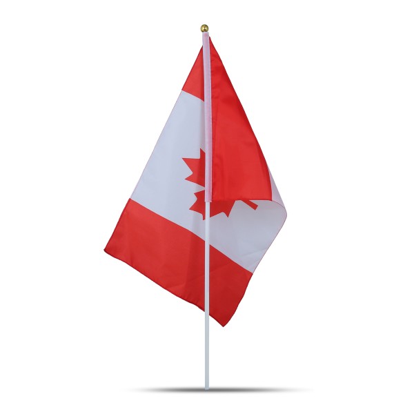 Sonia Originelli 10er Set Fahne Flagge Winkfahne "Kanada" Canada Handfahne EM WM Saisonschlussverkauf