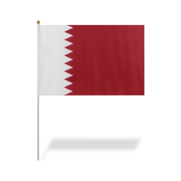 Sonia Originelli 10er Set Fahne Flagge Winkfahne "Katar" Qatar Handfahne EM WM Black Friday