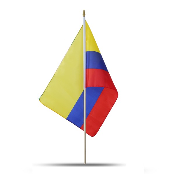 Sonia Originelli 10er Set Fahne Flagge Winkfahne "Kolumbien" Colombia Handfahne EM WM Weihnachtsangebot