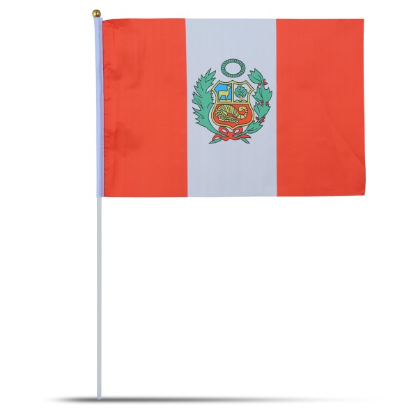 Sonia Originelli 10er Set Fahne Flagge Winkfahne "Peru" Handfahne EM WM Exklusive Angebote