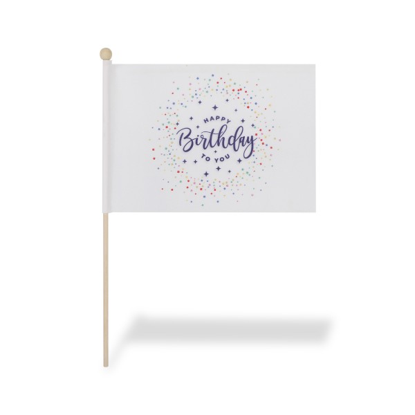 Sonia Originelli 2 er Set Tischfähnchen "Happy Birthday" Geburtstag Tischdeko Party Wochenangebot