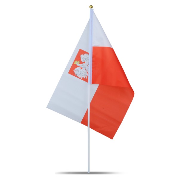 Sonia Originelli 10er Set Fahne Flagge Winkfahne "Polen Wappen" Poland Polska Handfahne EM WM Bis zu 65% Rabatt
