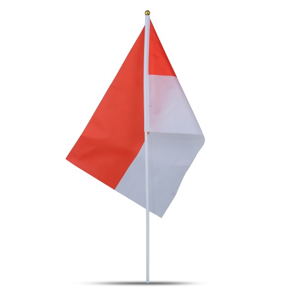 Sonia Originelli 10er Set Fahne Flagge Winkfahne "Polen" Poland Polska Handfahne EM WM Nur für heute