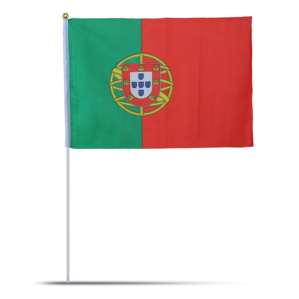 Sonia Originelli 10er Set Fahne Flagge Winkfahne "Portugal" Handfahne EM WM Sonderangebot der Fabrik